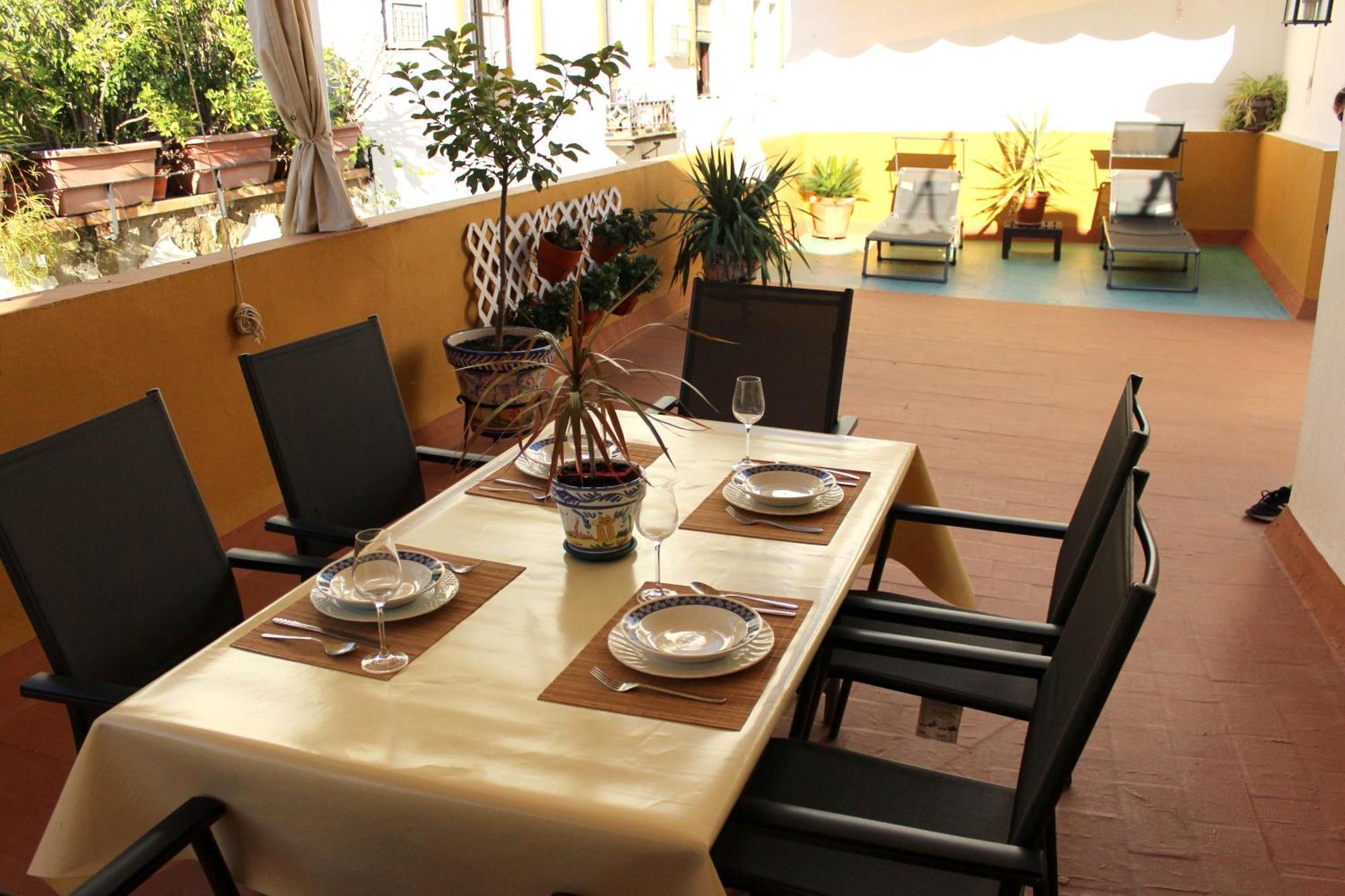 Duplex Acogedor Con Gran Terraza En Pleno Centro De Sevilla! מראה חיצוני תמונה